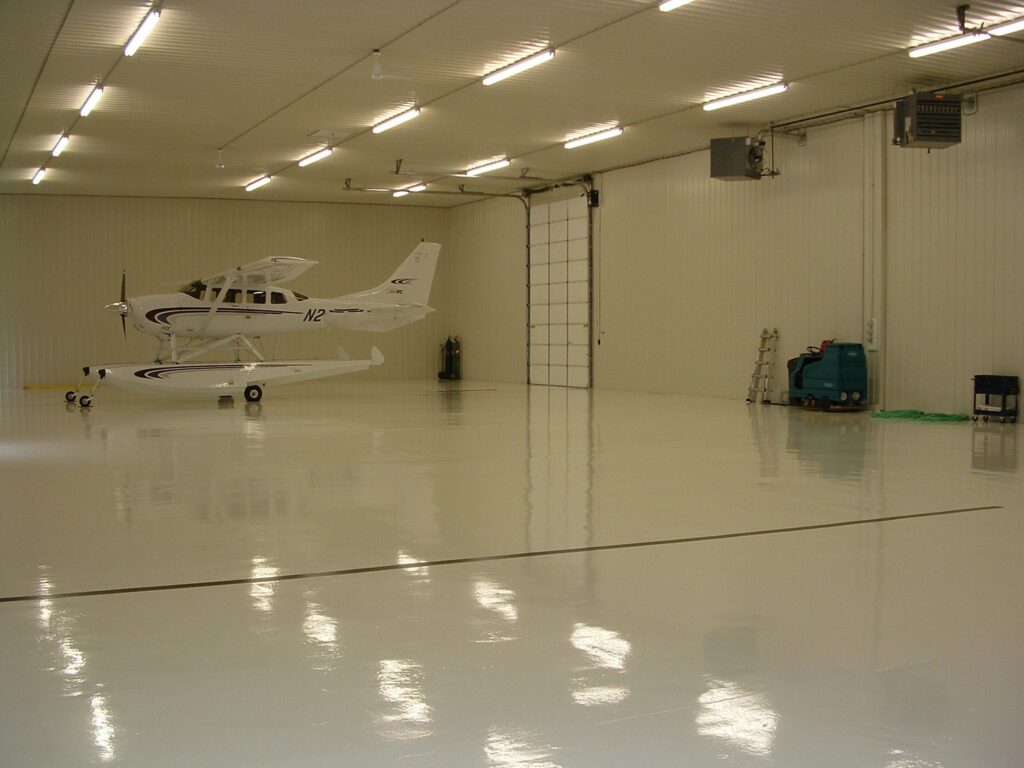 aircraft hangar flooring