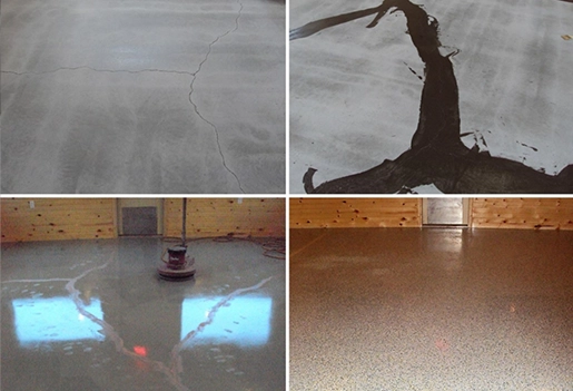 Crack repair process