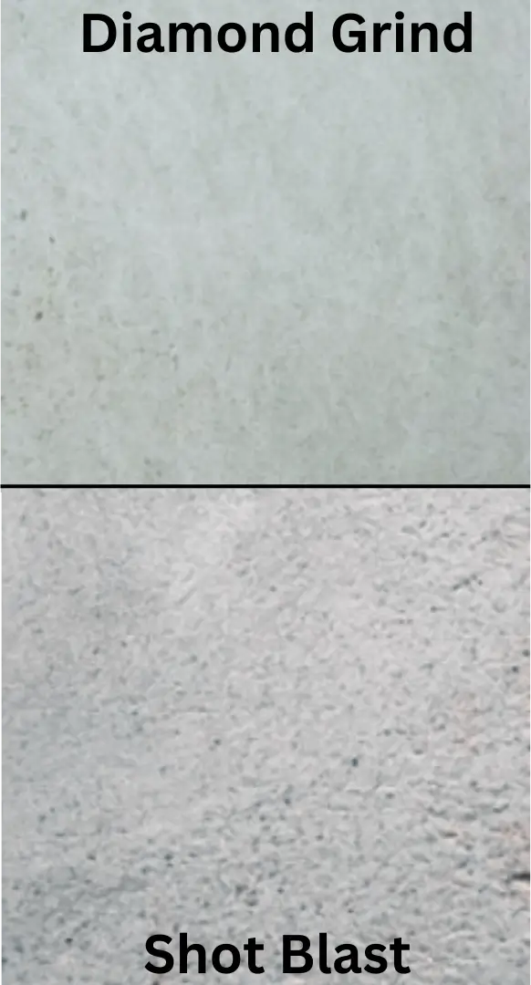 Grind VS Shot Blasting