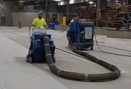 Transition to shot blasting