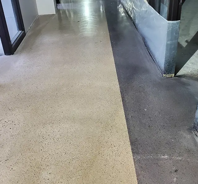 Colored and Dyed Polished Concrete
