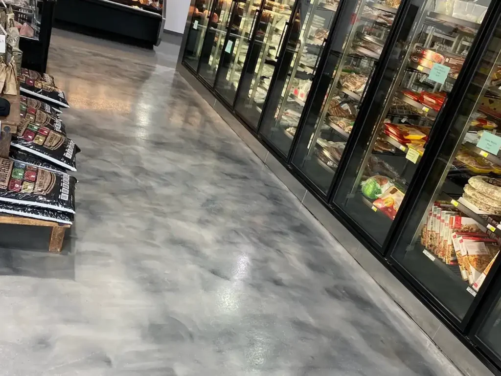 Retail concrete flooring industry
